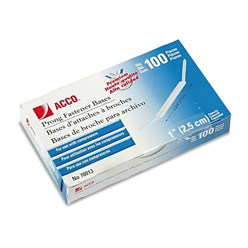 Sujetadores de papel de dos piezas ACCO Premium