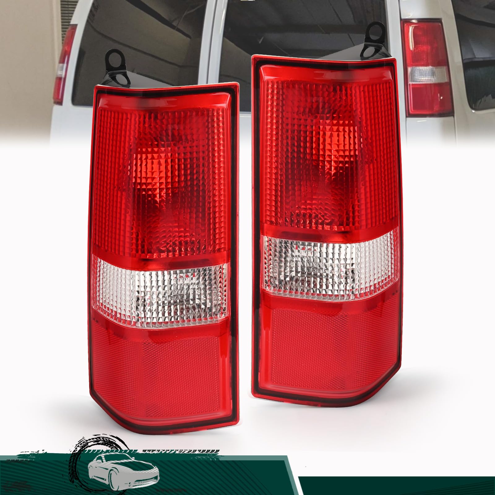 Smoked Front Turn Signal Lights For 1981-1988 Chevy Monte Carlo - Black