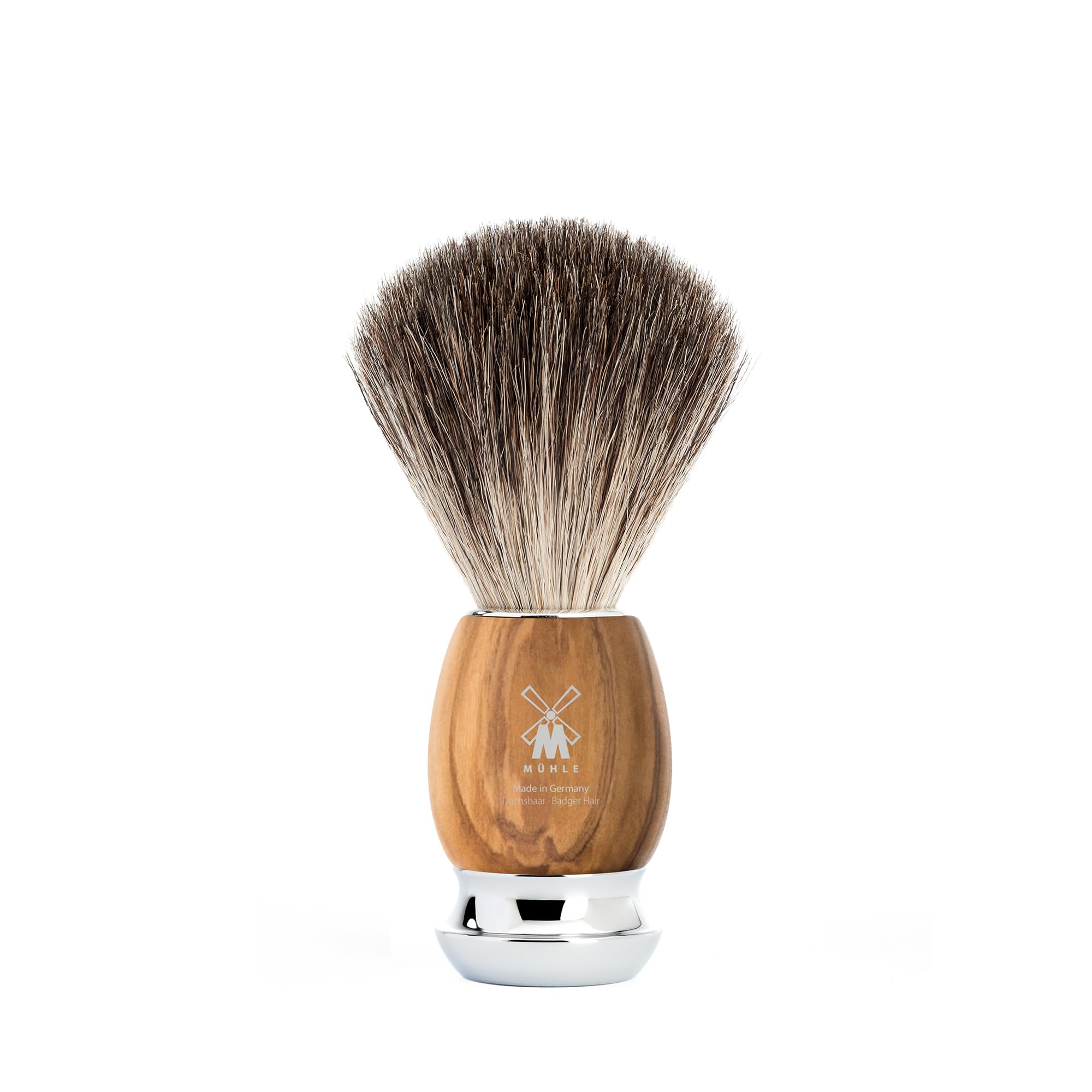 MÜHLE Pure Badger Shaving Brush (Olive Wood)