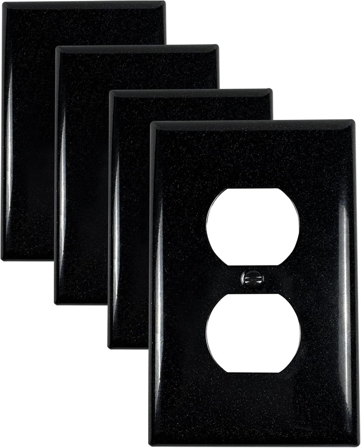 Kisrvopn Metal Electrical Outlet Covers, Light Switch Cover Wall Plates