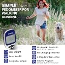 PINGKO Outdoor Multi-function Portable Sport Pedometer Step/distance/calories/ Counter - Blue gallery image