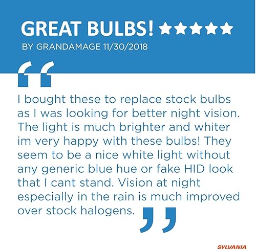 Miniatura 7 de Foco halógeno faro de alto rendimiento Sylvania 9003 (también encaja en H4) SilverStar (paquete de 2), 9006XS