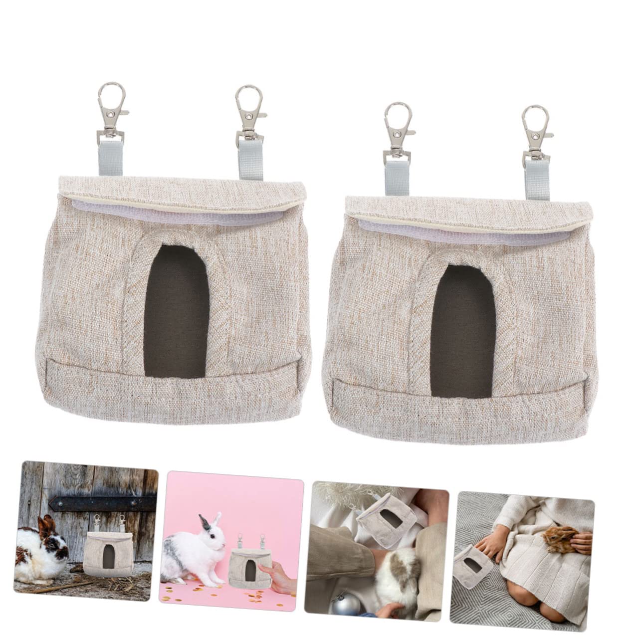 Stukken Konijn Huisdier Hooibal Hooiruif Feeder Voor Het Voeren Van Konijnen Cavia S Chinchilla S Hamsters Set Van 2