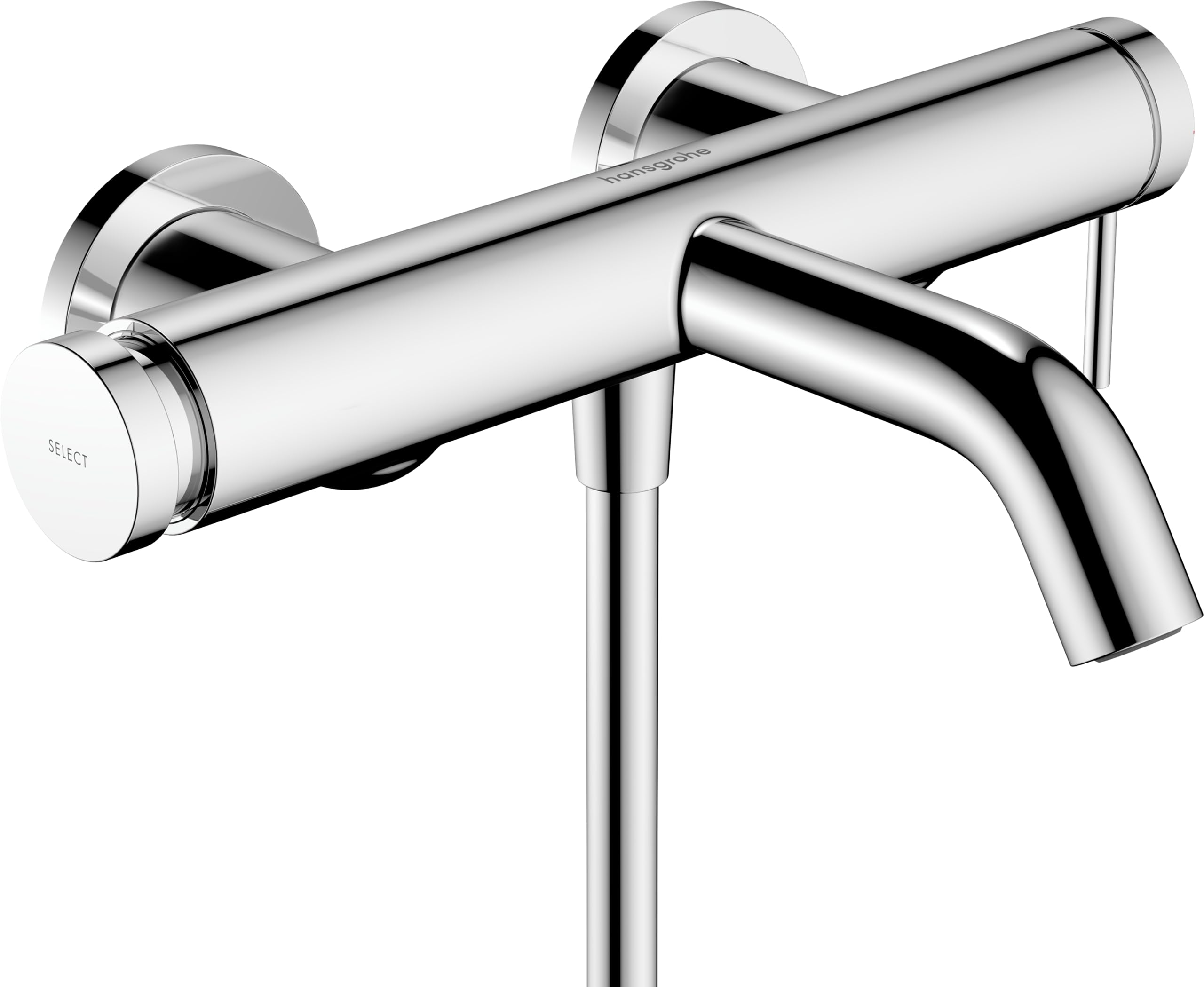 Hansgrohe Tecturis S Single Lever Bath Mixer For Exposed Installation, Chrome 73422000
