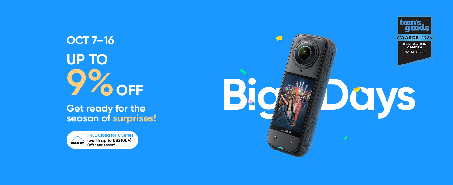 Amazon.com : Insta360 X5 - Waterproof 8K 360° Action Camera