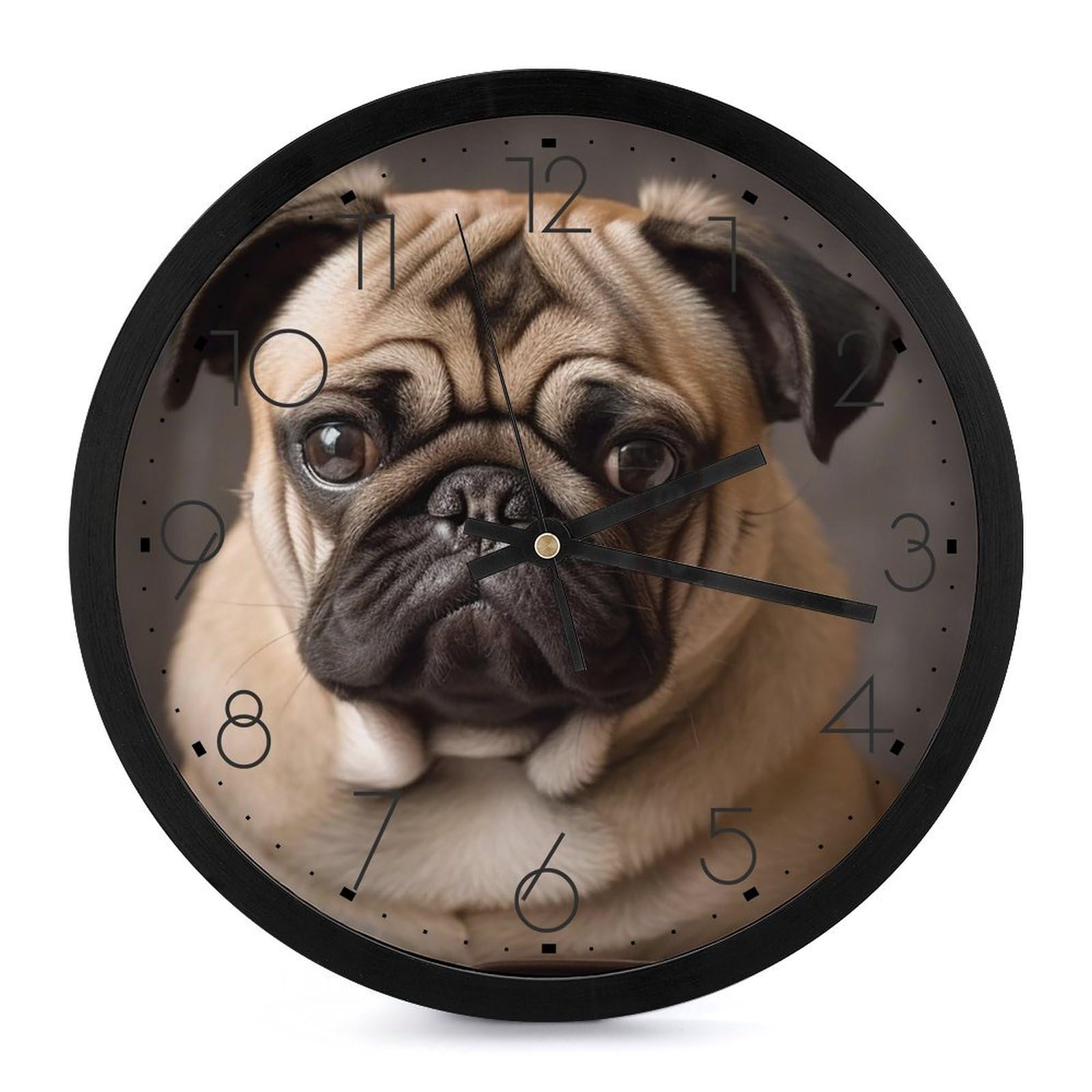 Horloge murale silencieuse 25 cm moderne et design sans tic-tac