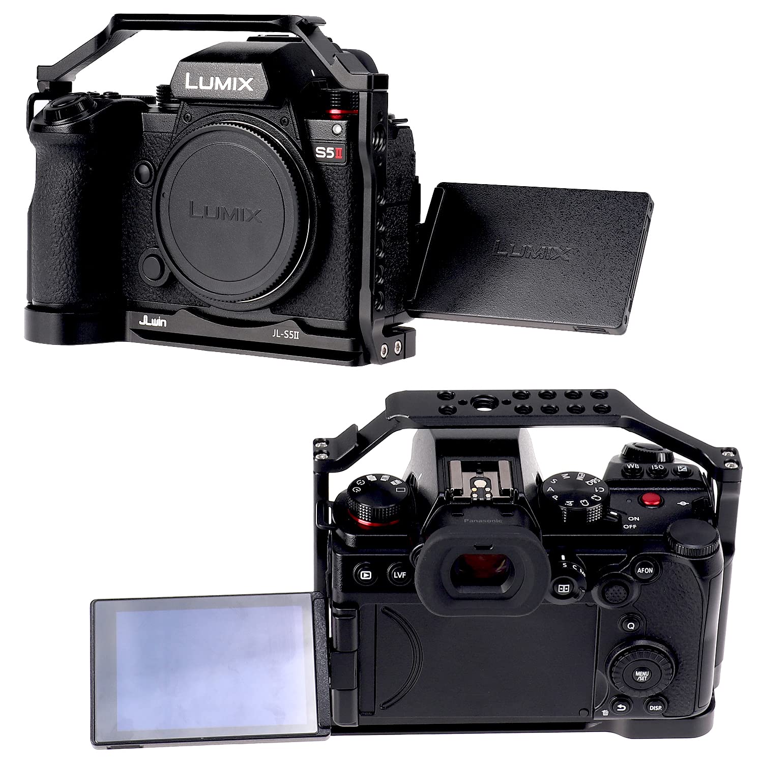 LUMIX S5 ケージ付き Panasonic Lumix S5II/X Cage – Modular Rig + Top Handle