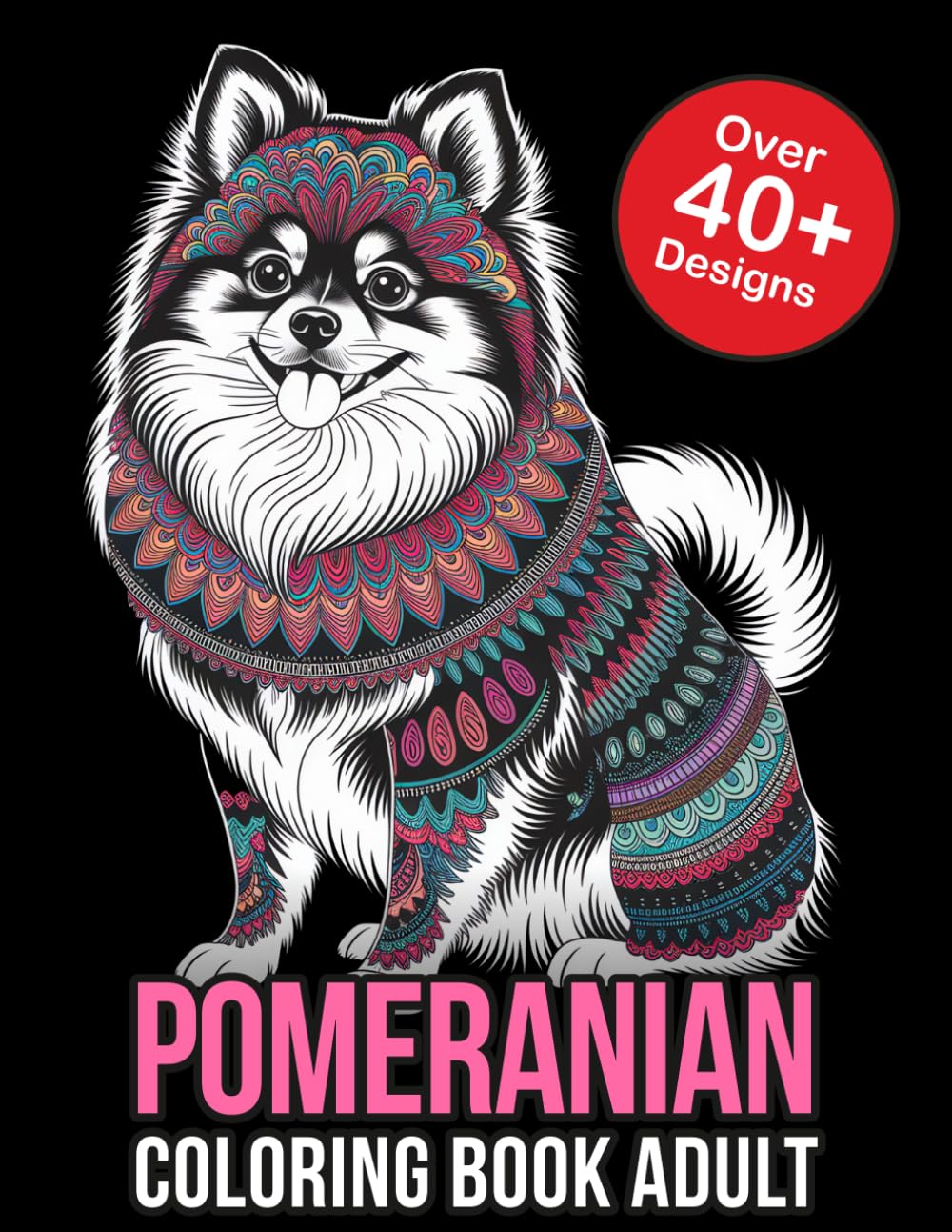 Pomeranian Coloring Book Adult