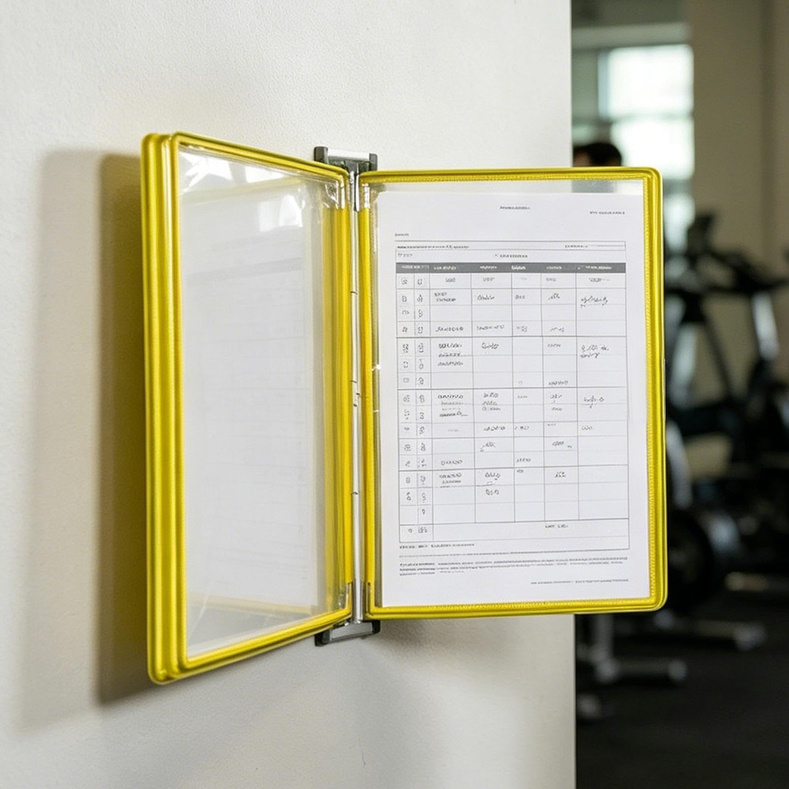 Organizer A Parete Per Riferimenti Supporto Magnetico Certificati | Espositore a parete per ricette Per Negozi, Menù, Ricette, A4, Poster, Ufficio, Aula, Lavoro, Insegnanti, Cantiere,