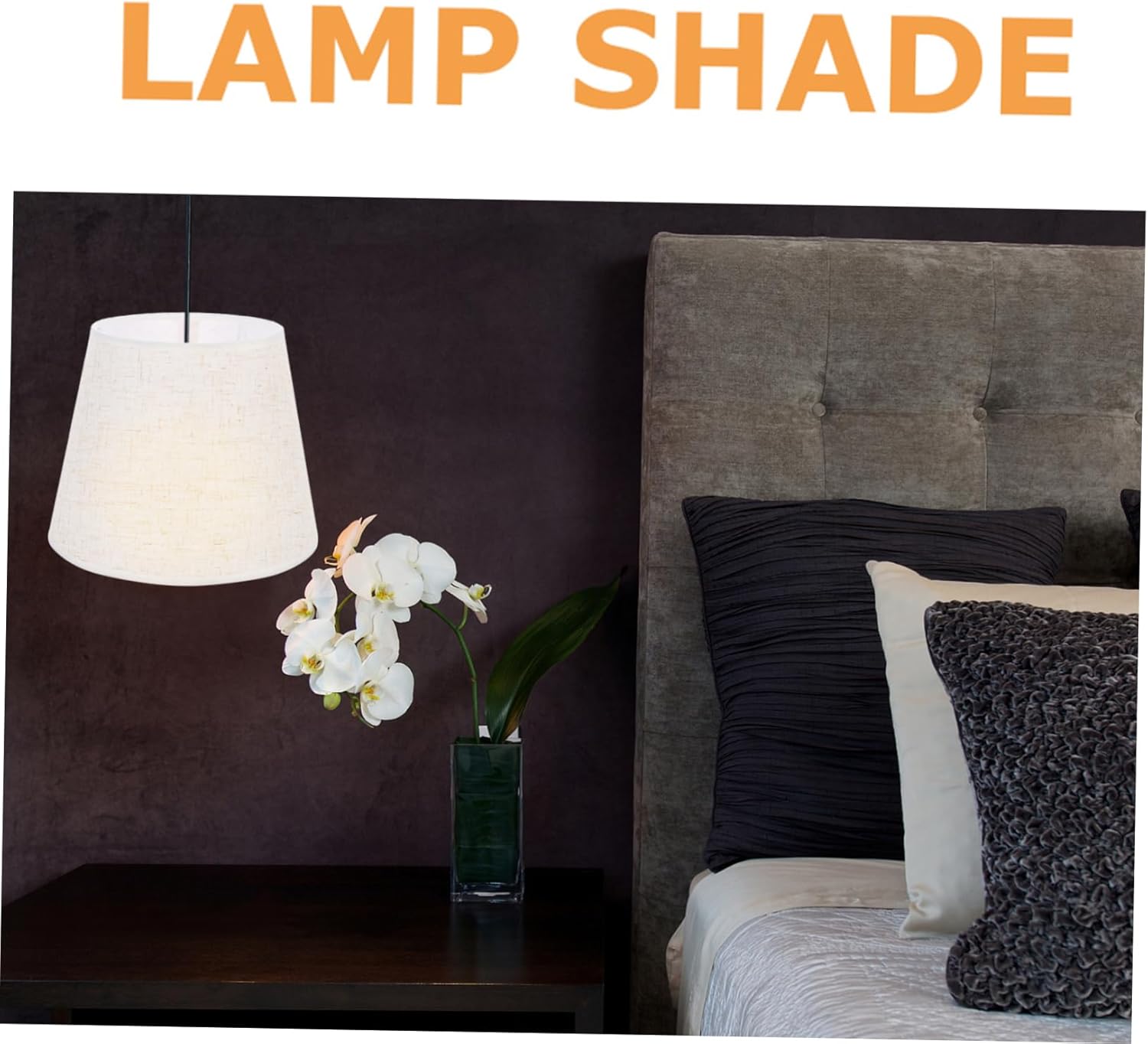 Cloth Lampshade Creative Light Cover for Table and Wall Lamps Natural and Use