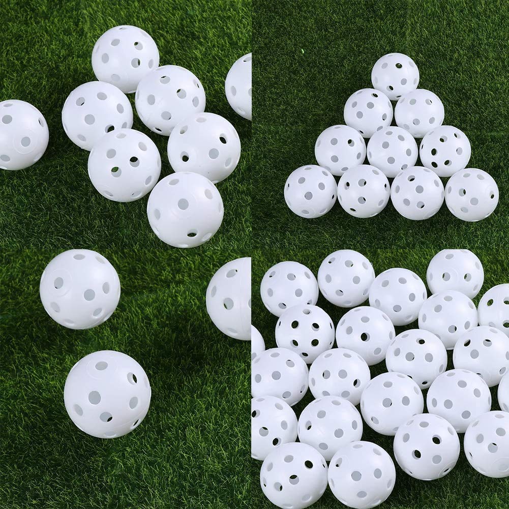 ProLeo Piłki golfowe do ćwiczeń i ćwiczeń, 24 sztuki, do jazdy samochodem, treningu swingowego, wewnątrz lub na zewnątrz