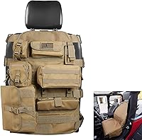 Vista 1 de SUNPIE - Protector de asiento mejorado de mayor tamaño, protector de asiento táctico universal para camiones, camionetas, SUV, compatible con JL/JT