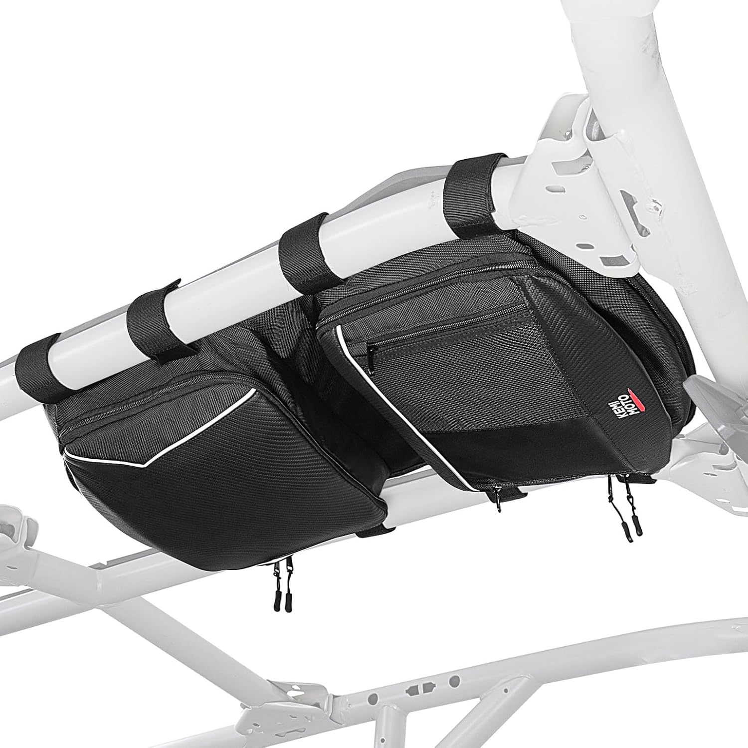 KEMIMOTO X3 Roof Storage Bag, Electric Device Tablet Holder Overhead Bag Compatible with 2017-2025 Can-Am Maverick X3 Max RS DS Turbo R, Black