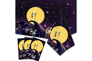 ssailue decor Nightmare Before Christmas Table Cover