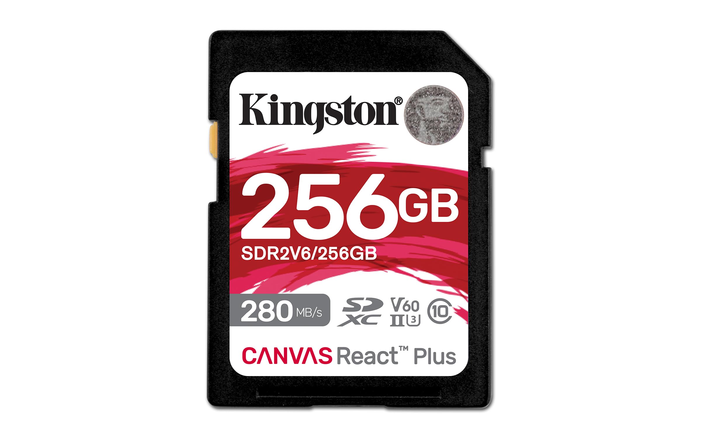 Canvas React Plus V60 SD 256GB SDXC UHS-II 280R/150W U3 V60 for Full HD/4K