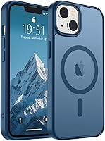 Vista 228 de SUPFINE - Funda magnética para iPhone 13 Pro Max (compatible con MagSafe), (protección contra caídas de grado militar de 10 pies), delgada, Negro