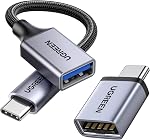 UGREEN USB C to USB Adapter 2 Pack, USB 3.2 Gen 2 10Gbps USB C Adapter to USB 3.2 Female Adapter OTG Compatible with iPhone 17, Galaxy S24 S23 Ultra, MacBook Pro Air, iPad Pro Mini, Grey