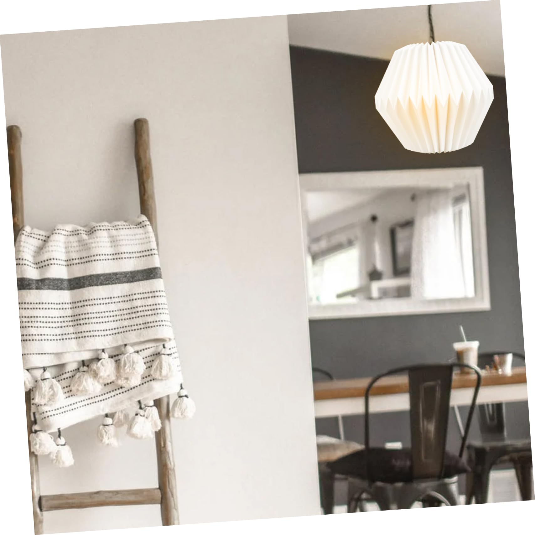 Uonlytech 2pezzi Lampadario Nordic Geometrico Decorativo Per Moderni e Accoglienti Facile Installare e