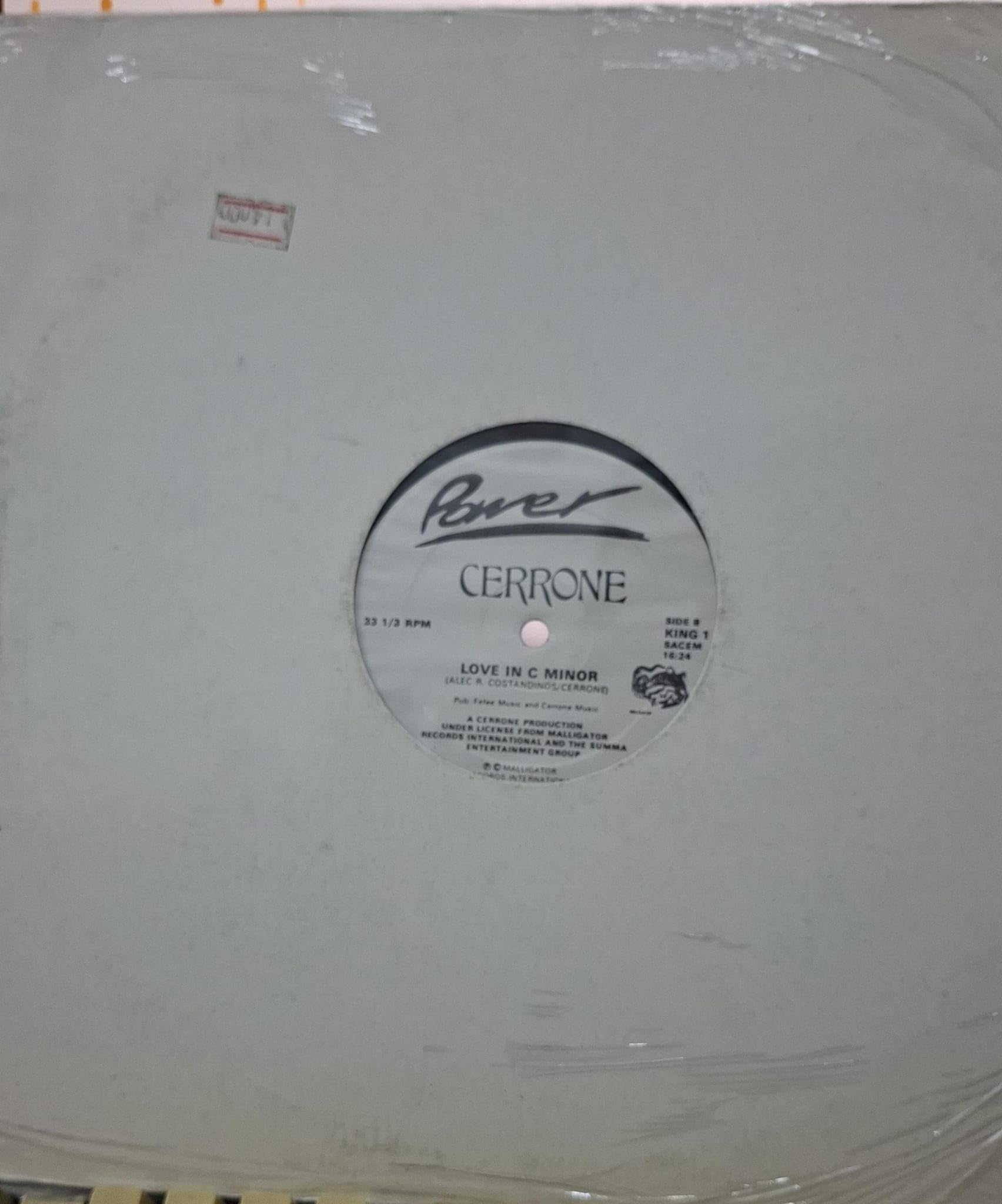CERRONE LOVE IN C MINOR + SUPERNATURE MAXI SINGOLO IN VINILE-NUOVO E SIGILLATO-