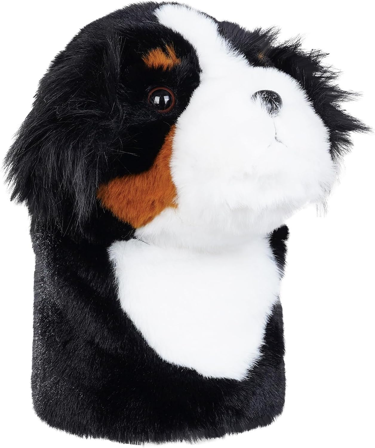 Craftsman Golf Golden Retriever Yorkshire Terrier Bernese Mountain Dog Border Collie Poodle Soft Cute Soft Plush Animal Driver Wood Headcover Head Cover Travel Protector Gifts for Men Women