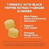 Qunol Gomitas de Cúrcuma + Pimienta Negra y Jengibre 550mg Absorción Mejorada 90 unidades | Suplemento Sin Gluten que Apoya la Salud de las Articulaciones y una Respuesta Inflamatoria Saludable, Delicioso Sabor a Mango y Piña, 90 unidades (Paquete de 1) 5