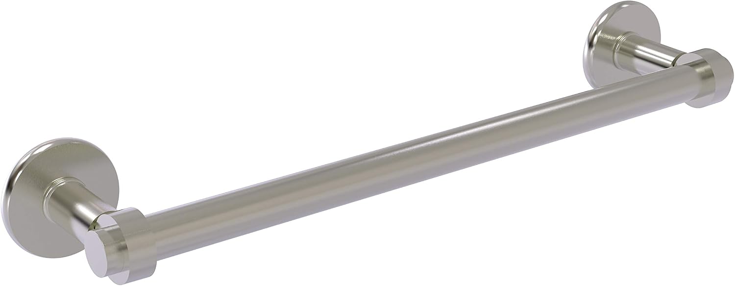 Allied Brass 2051/36-SN Continental Collection 36 Inch Towel Bar, Satin Nickel