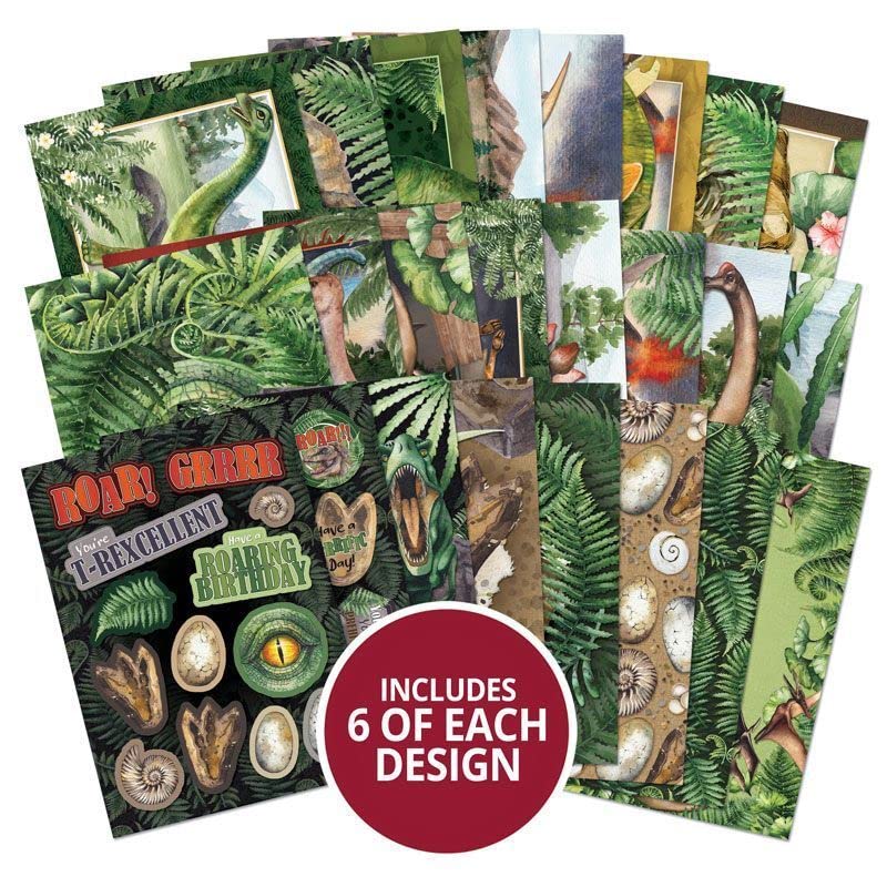 Hunkydory Crafts The A6 Little Book of Dinosaurs, brown - Image 2