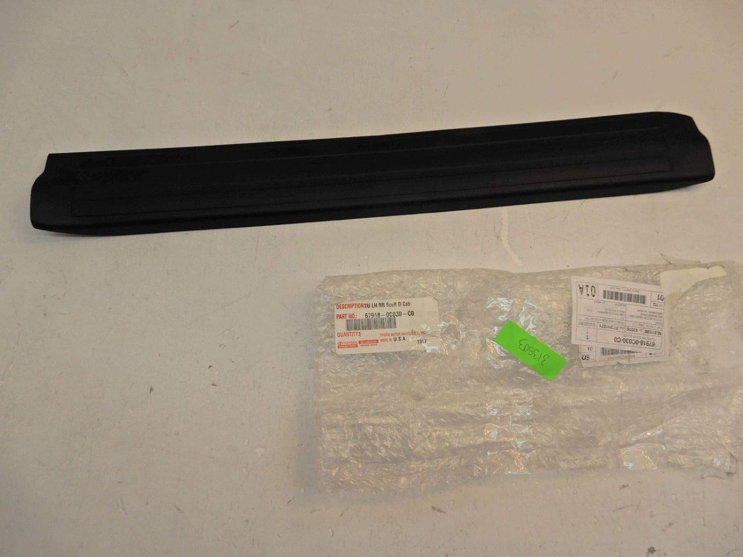 Toyota Genuine 67918-0C030-C0 Door Scuff Plate
