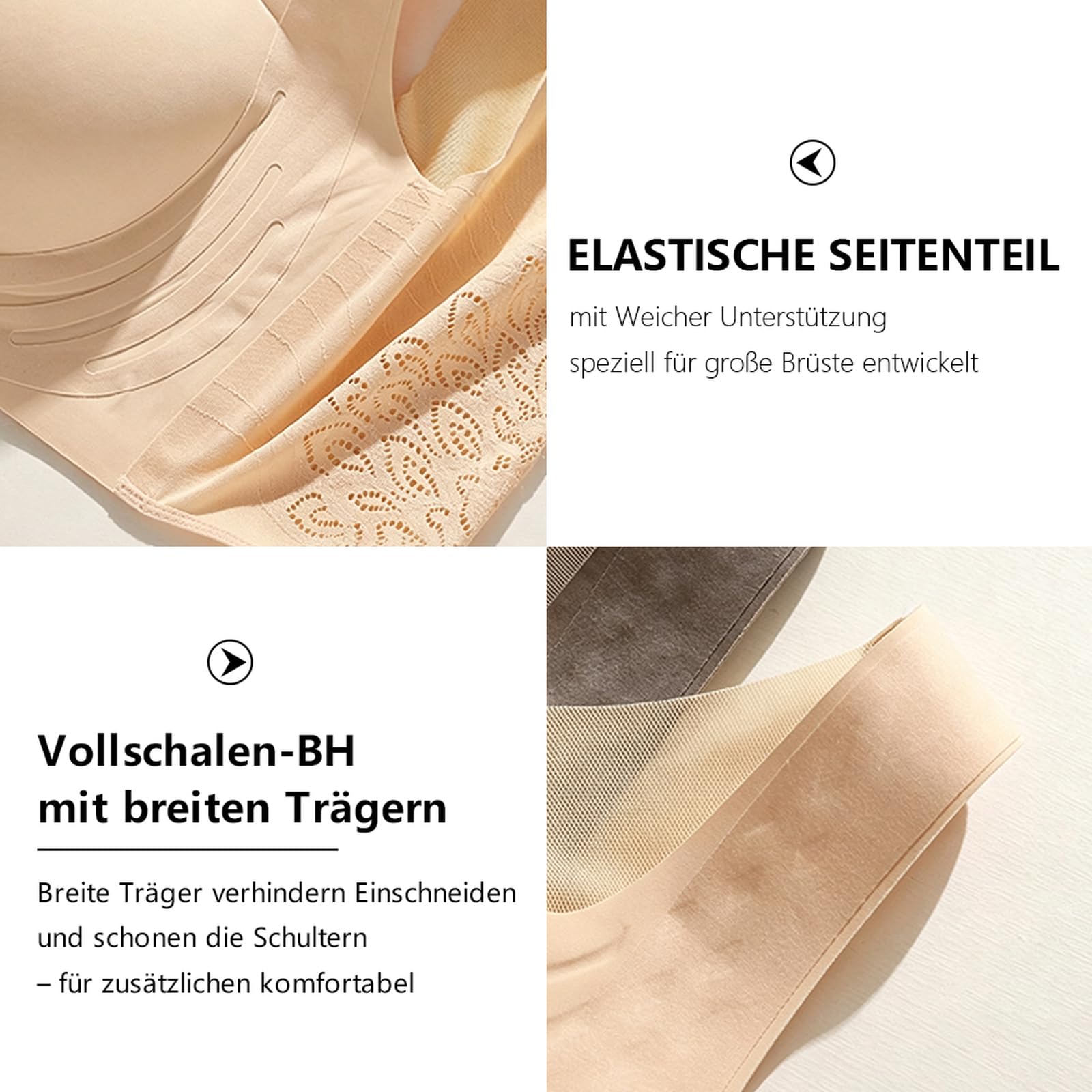 Sport BH Damen ohne bügel büstenhebe BH Baumwoll Bustier Damen