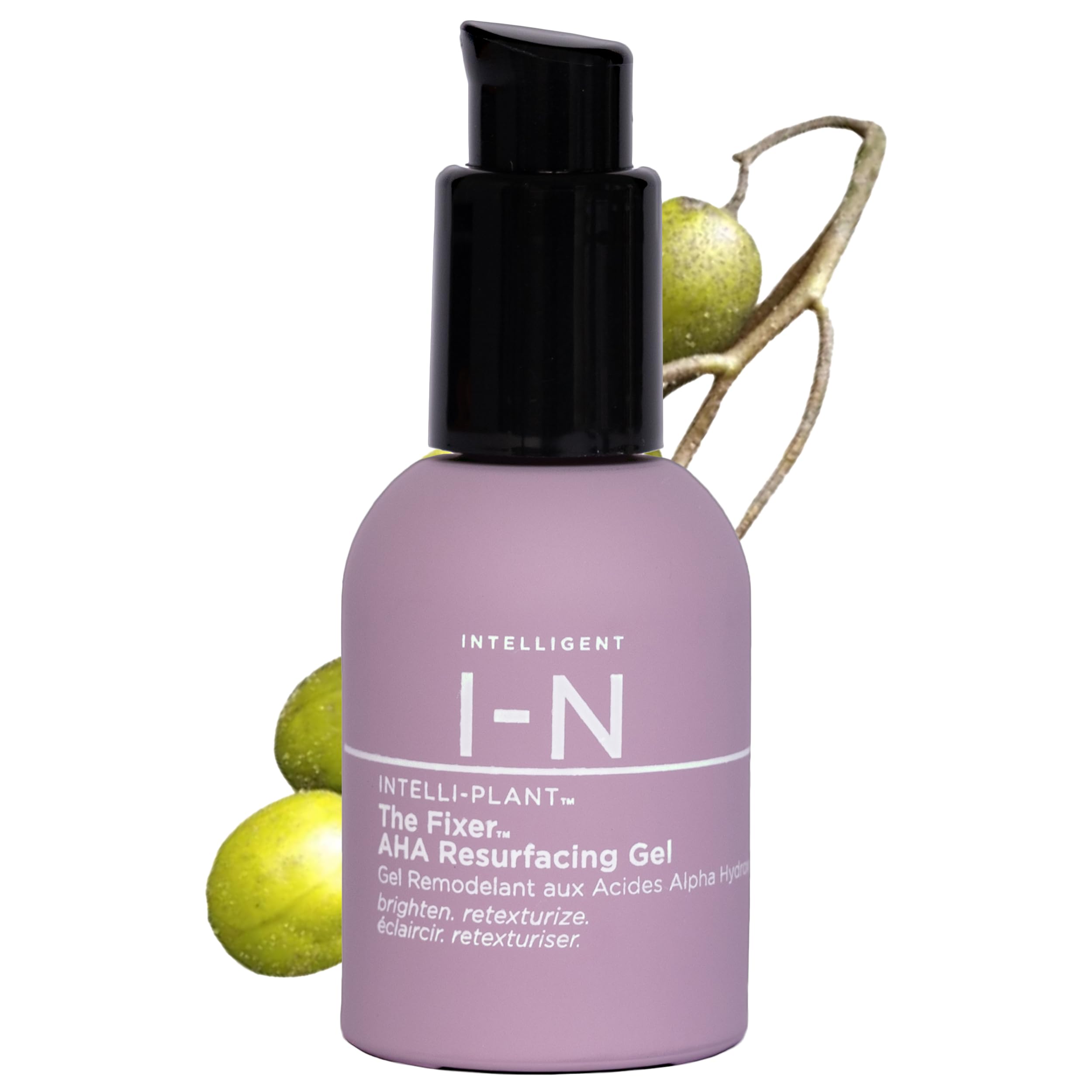 Intelligent Nutrients Trattamento Esfoliante Viso con Acido Glicolico e Alfa-Idrossiacidi della Frutta, Elimina le Impurità e Accelera il Turnover Cellulare, 30ml