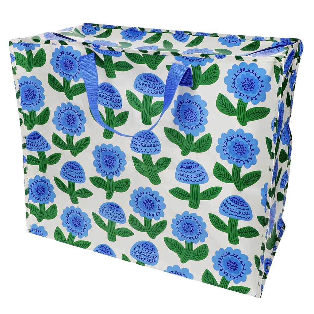 Rex London Jumbo Storage Bag – Extra Large Storage Bags with Zips for Clothes, Moving Bags & Packing Bags, Heavy Duty Laundry Storage Bags for Clothing & Wardrobe Storage, Moving House Essentials