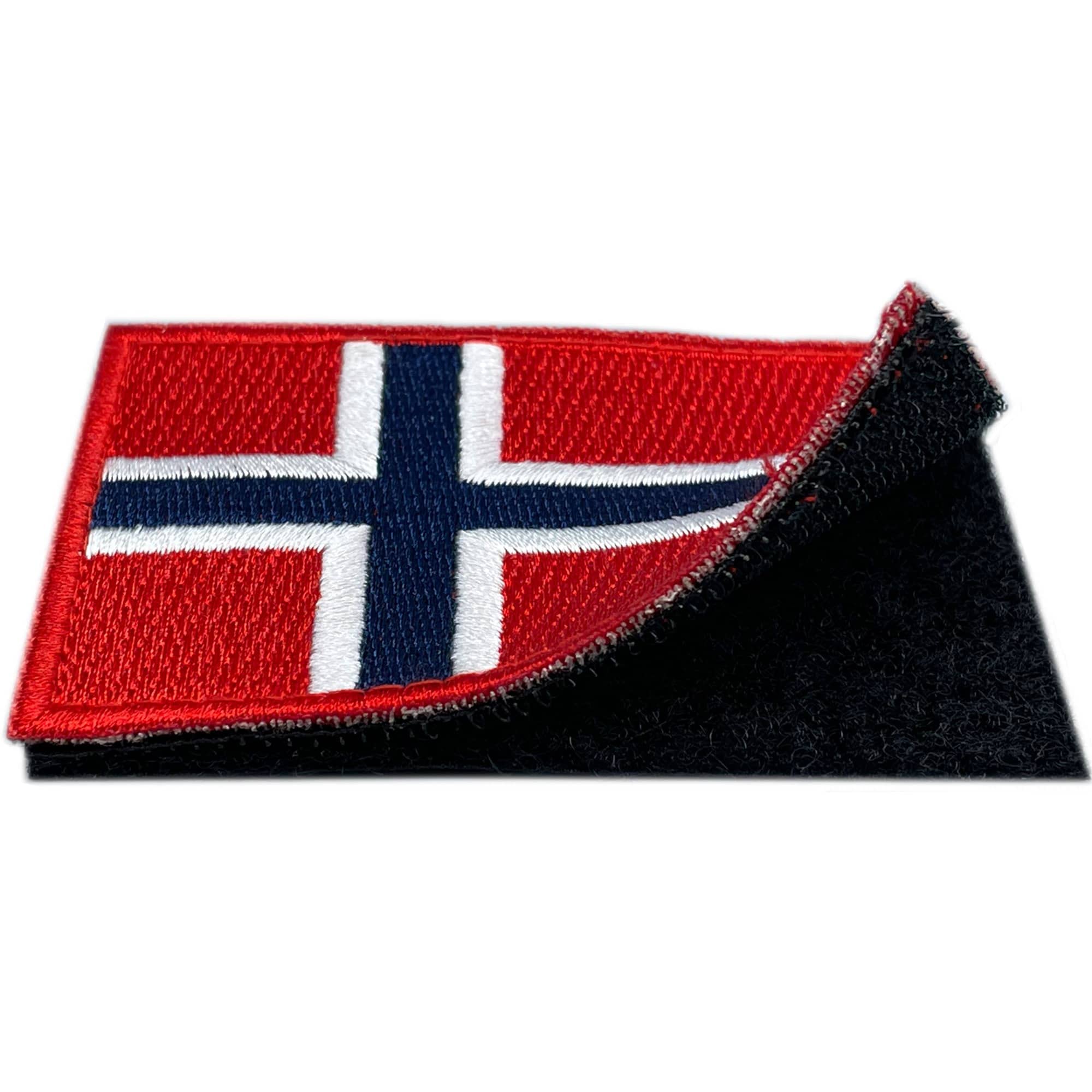 Toppa Adesiva Della Bandiera Della Norvegia – 6 Cm – Da Stirare O Cucire Su Giacche E Jeans
