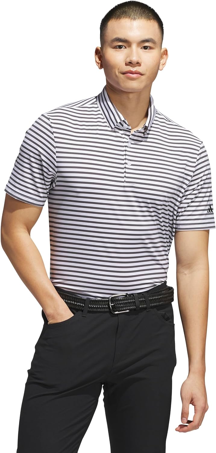 adidas Golf Men's ULTIMATE365 Stripe Polo Shirt