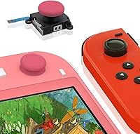 Vista 4 de ECHZOVE Joy Stick de repuesto compatible con Switch lite repuesto de palanca de mando compatible con Switch lite y kit de herramientas de reparación