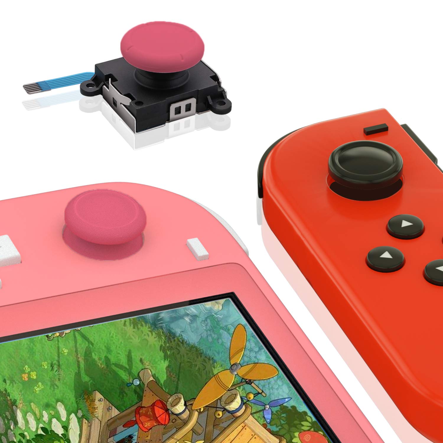 Amazon.com: ECHZOVE Replacement Joy Stick Compatible with Switch