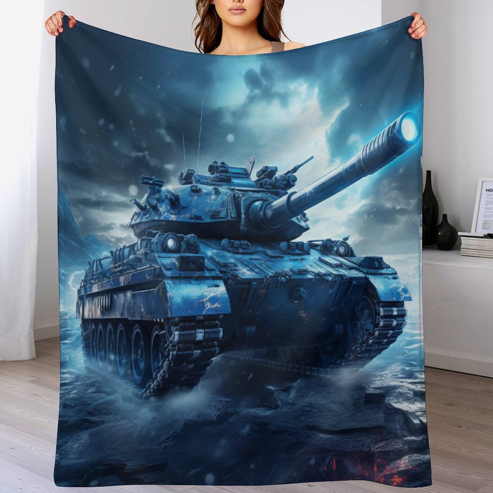 Couverture en Flannel pour canapé et camping | Jeté de lit doux 100x130 cm