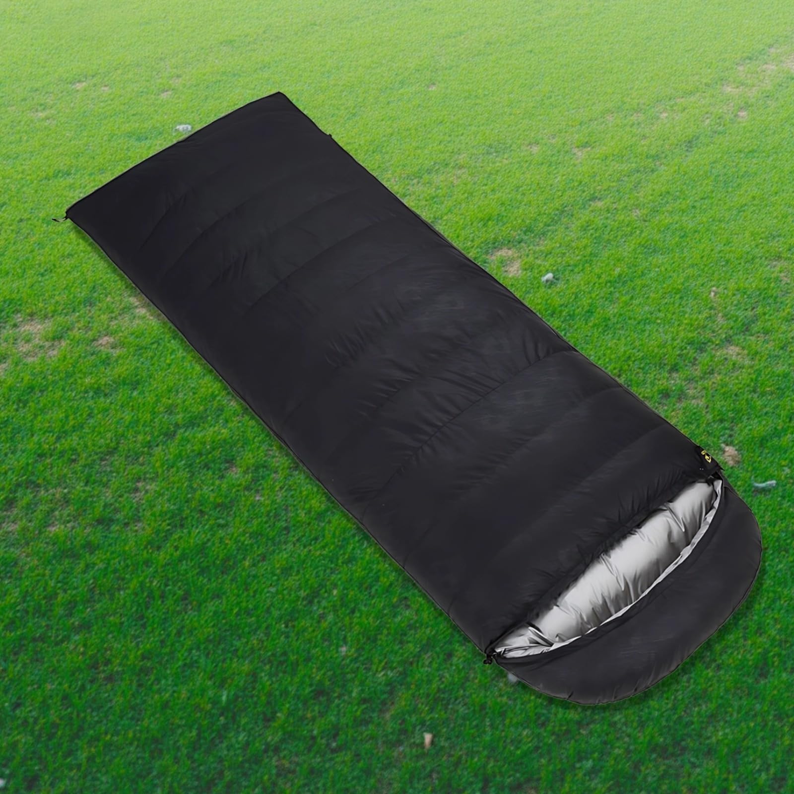 Przyjazny w podróży śpiwór puchowy, 82 x 80 cm na zimną pogodę kemping i drzemkę