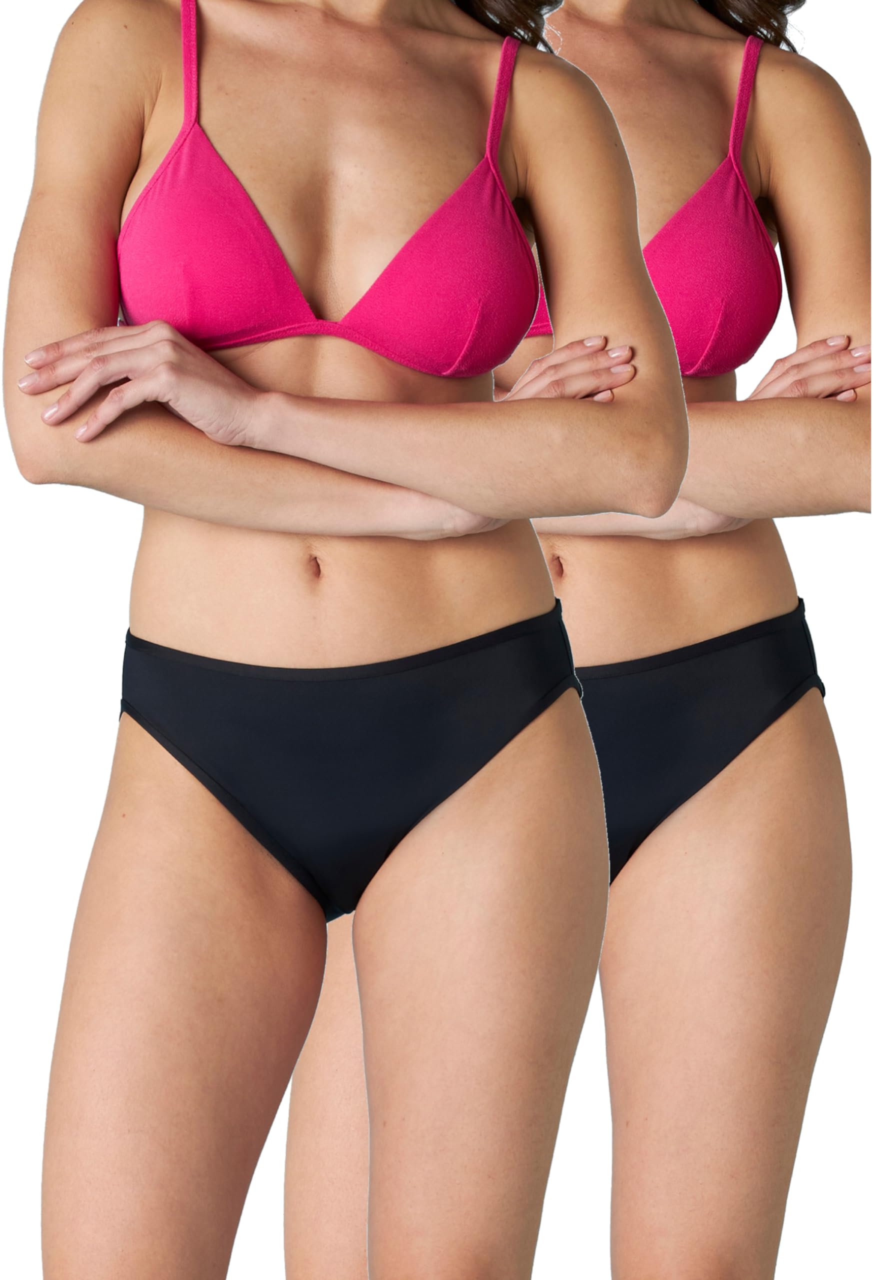 lovable Women's Medium Flow Period Panties Beachwear Bi-Pack Slip (Pack of 2)-picture-34
