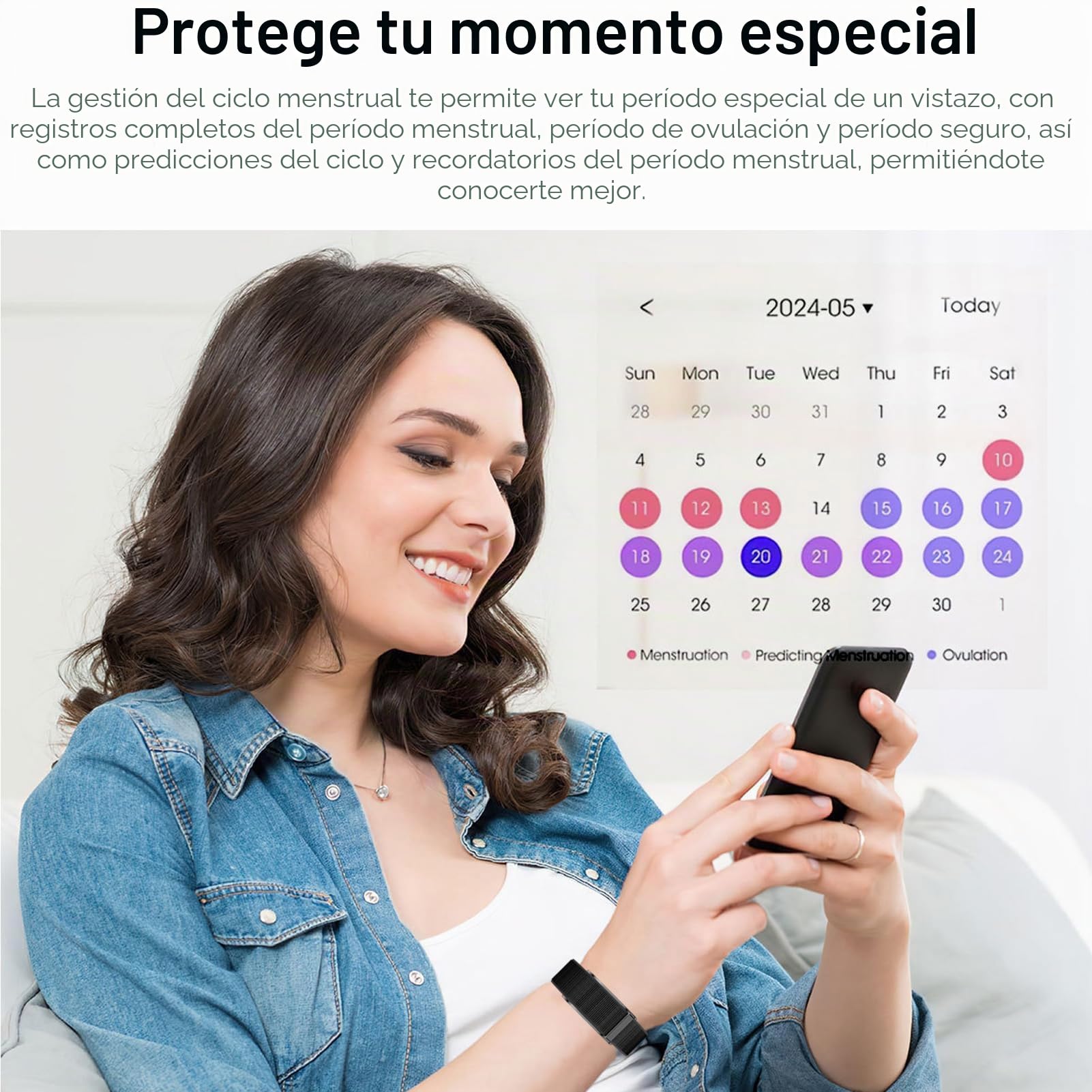 Denash Health Smart Bracelet, Actividades Portátiles Magnéticas y Rastreador de Ejercicios, Pulsera de Rastreador de Fitness con 127 Modos Deportivos para Hombres Mujeres (Negros) (Black)