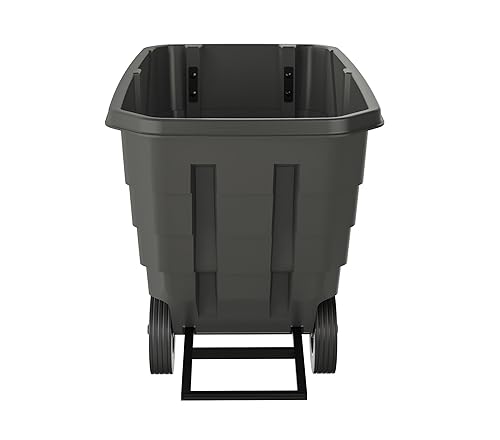 Miniatura 3 de Suncast Commercial Camión inclinable ligero de 12 yarda cúbica, negro