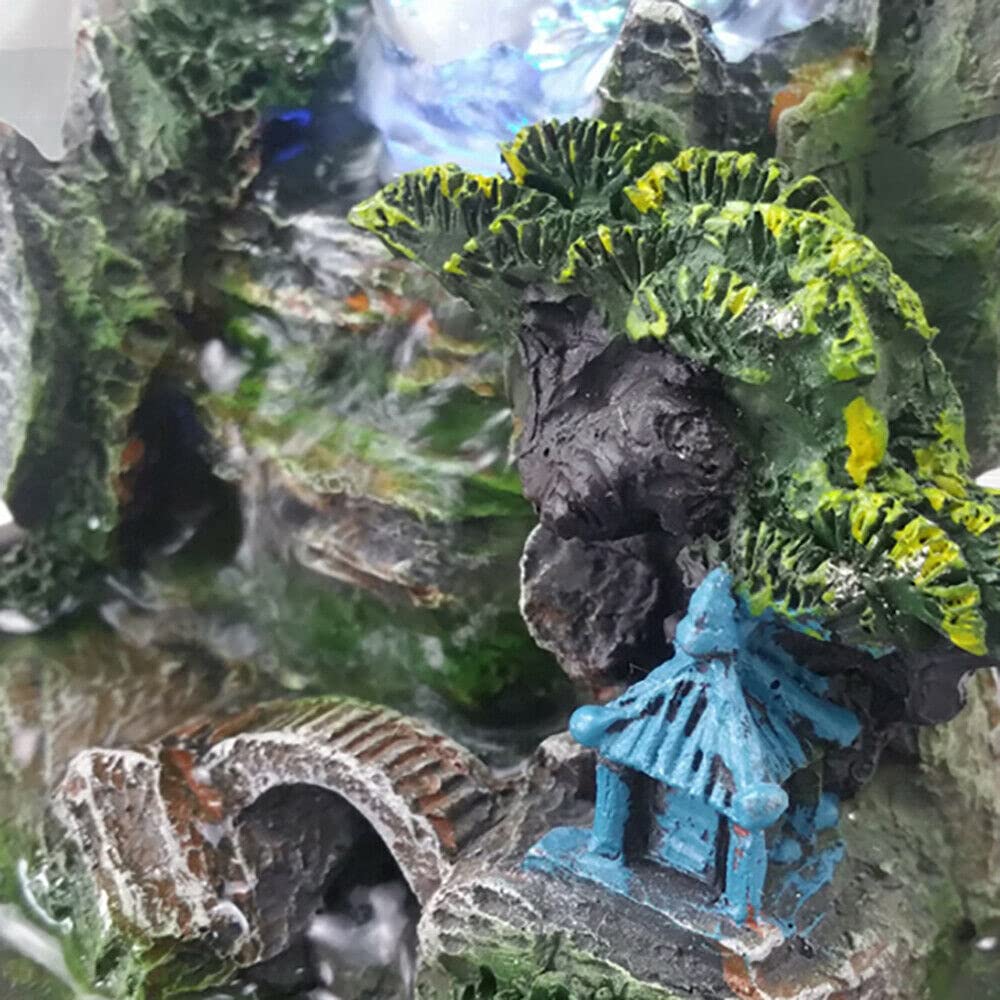 Fontana Da Tavolo Con Luci LED - Cascata D'Acqua USB Per Casa E Ufficio - Foto 9