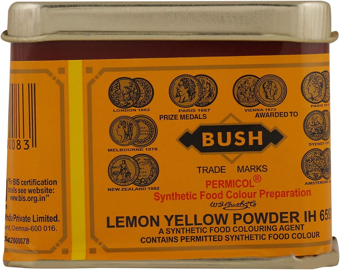 Finish BUSh Lemon Yellow Powder, IH 6597, 100g