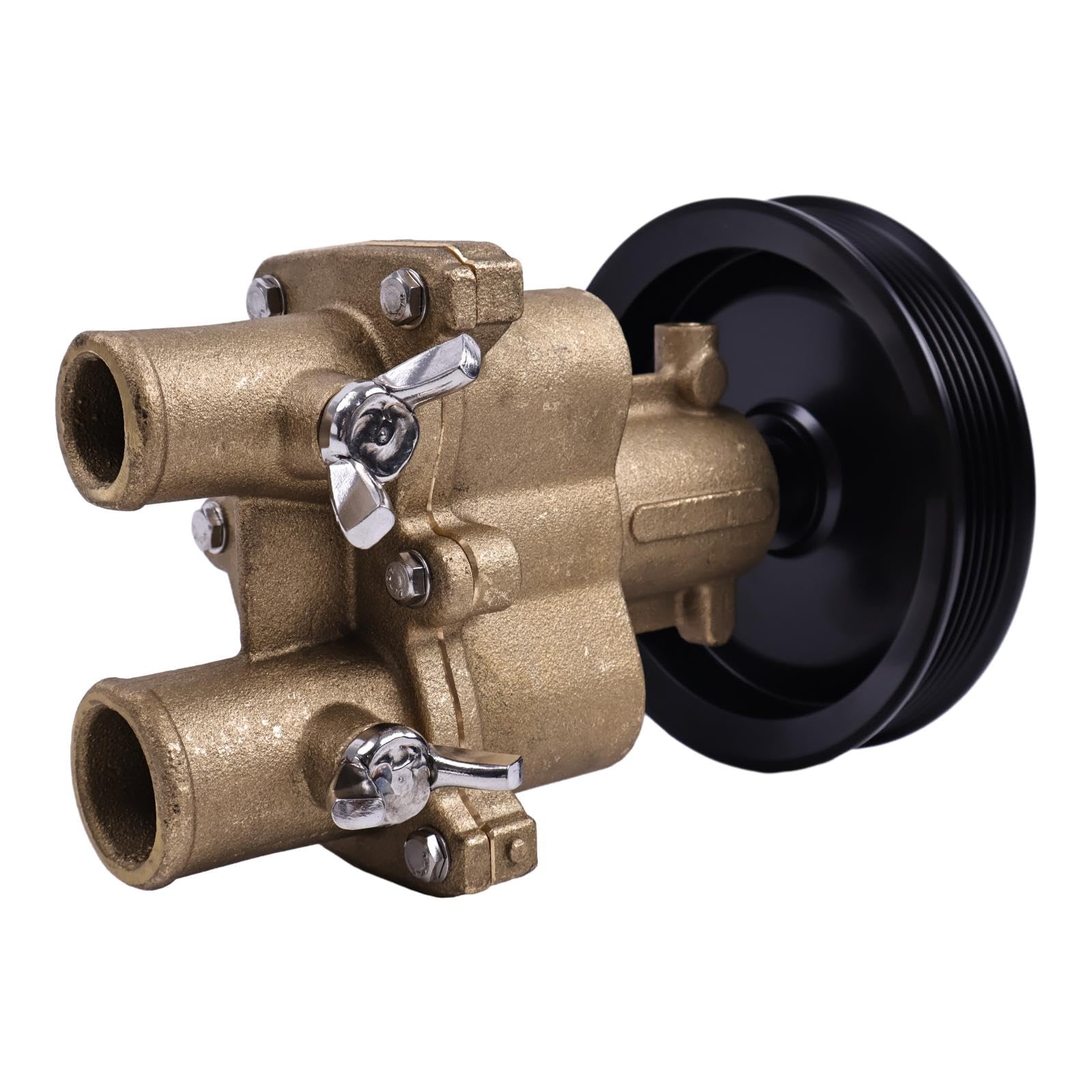 Amazon.com: HOLDWELL Raw Sea Water Pump with Pulley 46-8M0118067  