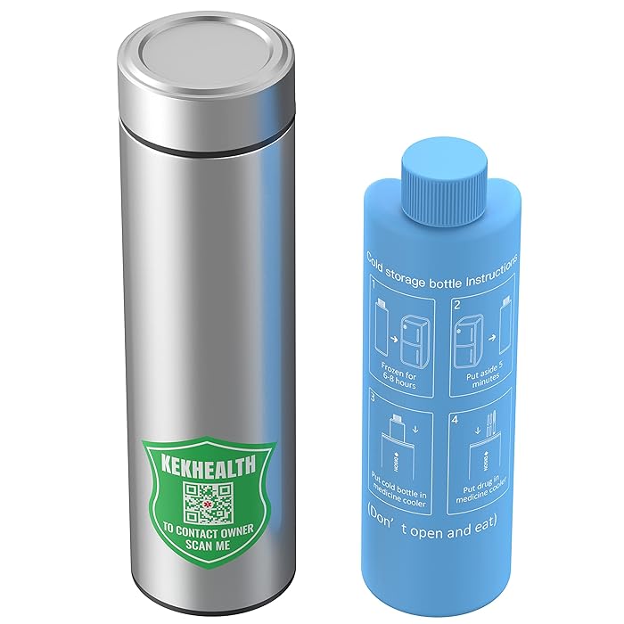 Buy KEKHEALTH Insulin Cooler Travel Case 60H 2 Pen Medicine Cooler, TSA