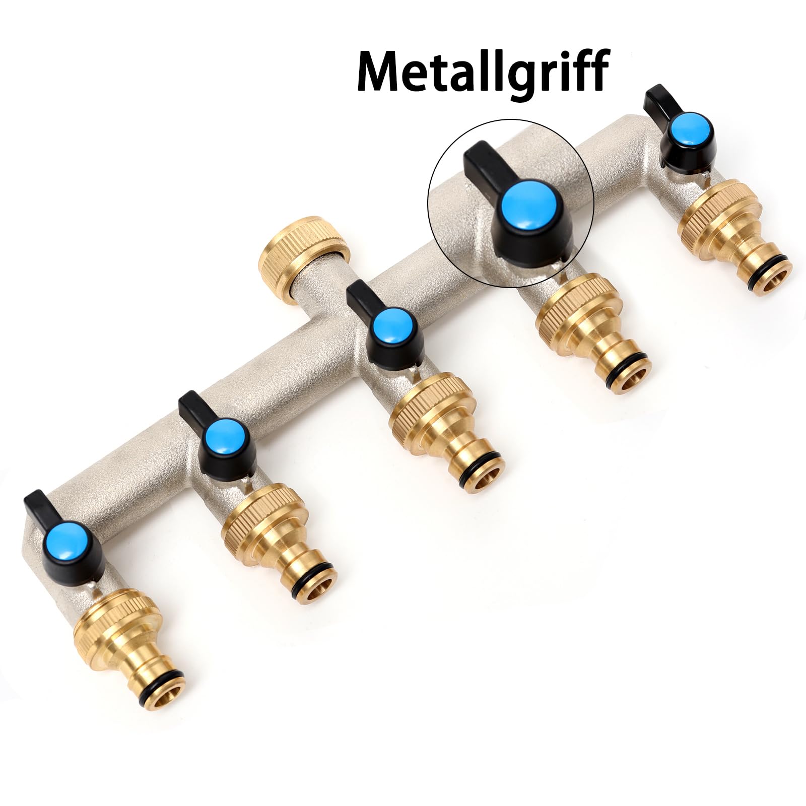 Kit Pompa Aria Per Acquario - Distributore 5 Vie Con Tubo, Pietre Aria E Valvole - Foto 10