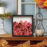 Vista 64 de Califortree 12x16 Large Shadow Box Frame with Soft Linen Back - Metal Push Pins Included, Memory Shadow Box Display Case for Bouquet Awards Medals