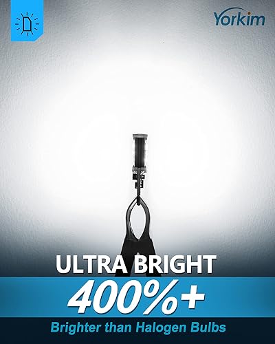 Miniatura 57 de Yorkim Bombilla LED ultra brillante 7440 roja T20 7441 7443 7444 W21W para luz de marcha atrás de respaldo, luz de ruptura, luz trasera, luz de Rojo