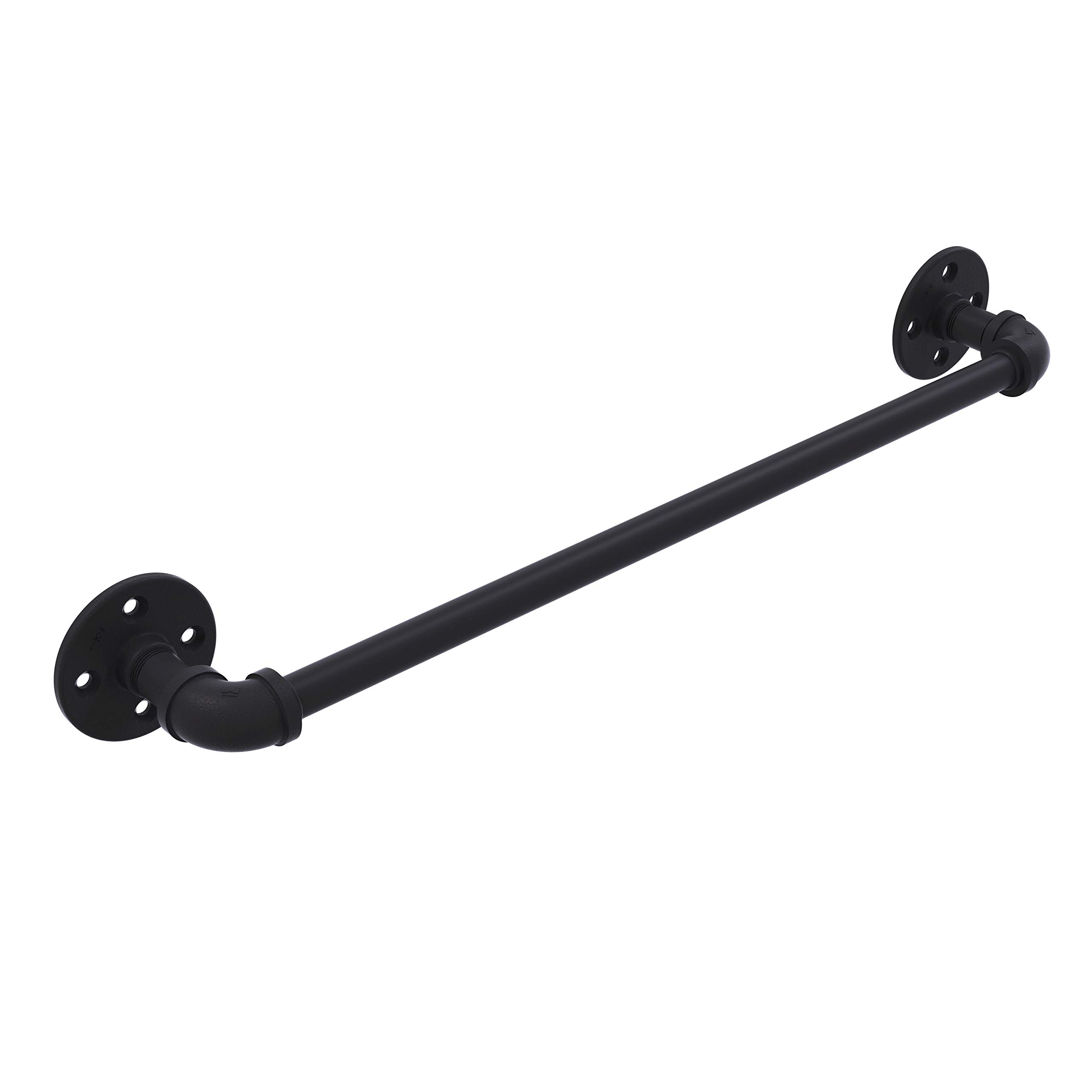 Allied Brass P-200-18-TB Pipeline Collection 18 Inch Towel Bar, 18", Matte Black