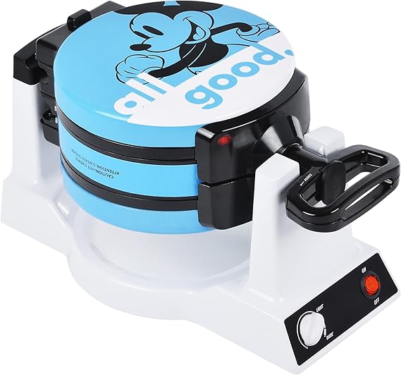 Disney Mickey & Minnie Double Flip Waffle Maker by Select