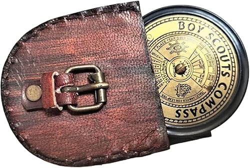 Miniatura 5 de Decor&More Reloj de escritorio elegante de una cara con brújula antigua para rastrear senderismo atemporal decoración del hogar, regalo ideal